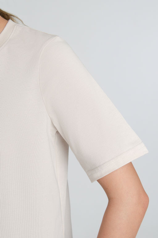 Арт. 31166 Футболка женская  44-52 (5 шт) Цвет:светло-бежевый