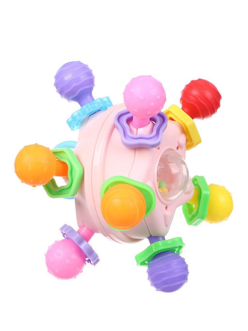 Развивающая сенсорная игрушка «Тянучка», с погремушкой