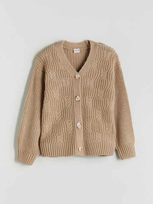 V Yaka K?z ?ocuk Triko H?rka