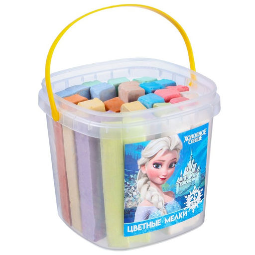 Набор цветных мелков Холодное сердце, 10 цветов, 29 штук - Disney фото 3