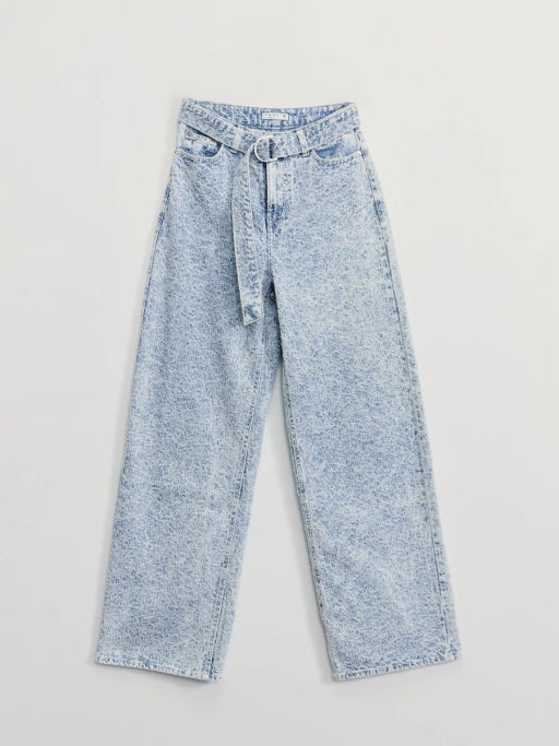 Джинсы wide leg с высокой посадкой / Zarina фото 6