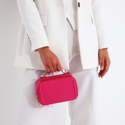 Сумка кросс-боди на молнии, цвет розовый - Simaland фото 11