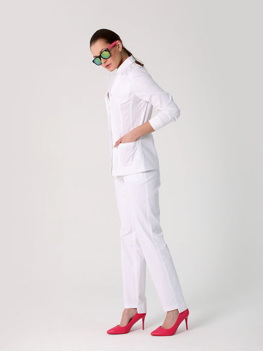 25219 Жакет белый