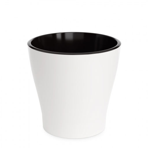 Цена за 2 шт. Горшок цв. "Лея" 2,2л двойной (белый) М7928