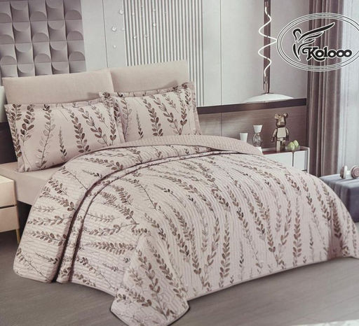 Одеяло стеганное с простыней на резинке и наволочками 2шт Koloco 192-1 192-1/05