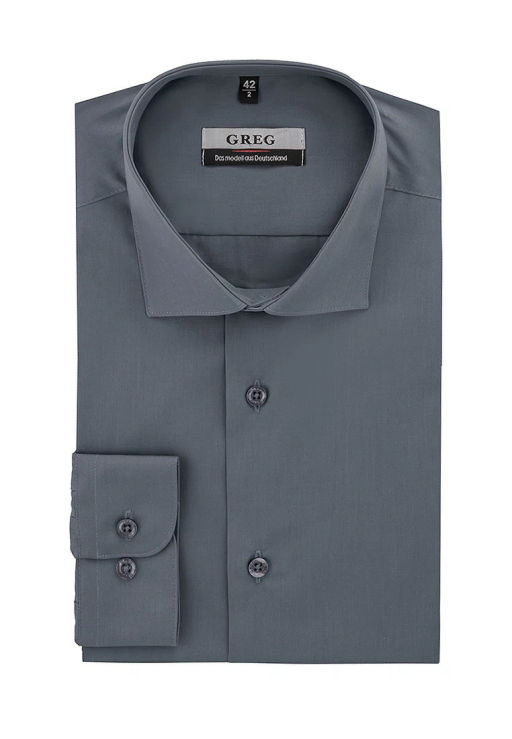 Сорочка мужская длинный рукав GREG 330/139/DGR/Z