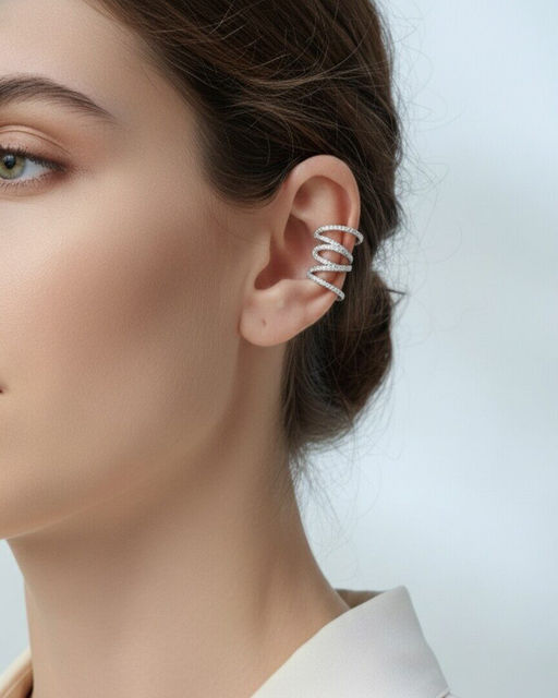 Серьги - кафф