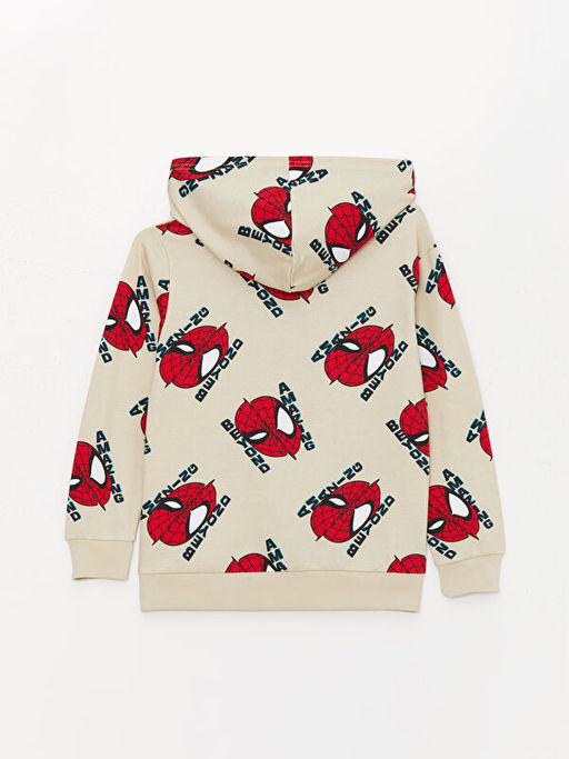 Spiderman Bask?l? Erkek ?ocuk Hoodie ve E?ofman Alt? - Waikiki фото 3