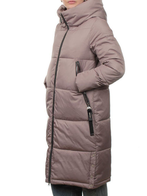 868 BEIGE Пальто зимнее женское (170 гр. холлофайбер) - Fashion фото 5