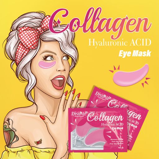 Патчи для глаз гидрогелевые с коллагеном и гиалуроновой кислотой  -1 шт - Disaar фото 4