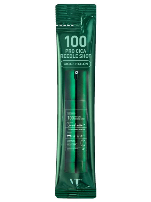 VT Cosmetics Pro Cica Reedle Shot 100 Stick Pouch, 2ml*10ea - Бустер-сыворотка с микроиглами для чувствительной кожи