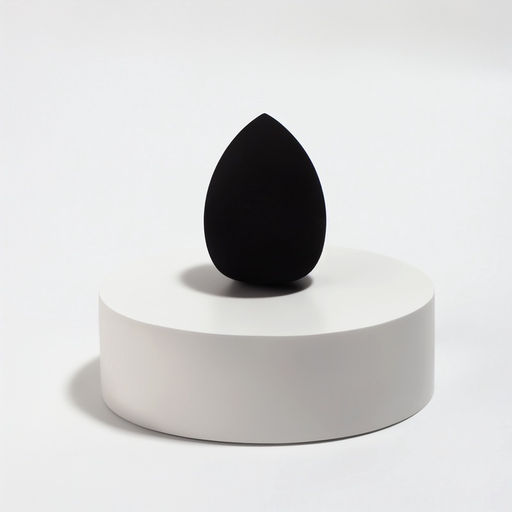 Спонжи для макияжа, набор - 2 шт., 6×4 см, увеличиваются при намокании, чёрные