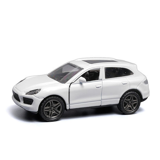 Белая инерционная машинка с люком на крыше die-cast , 1:32