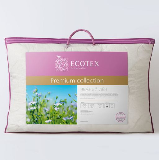 -23% Подушка 50х70 Нежный лён Premium - Ecotex фото 2