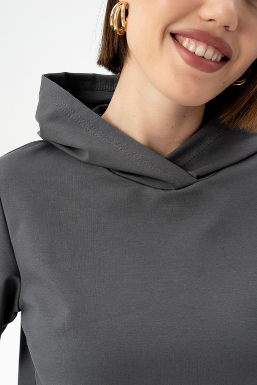 Мягкий уютный костюм из хлопкового футера - Solo mio фото 5