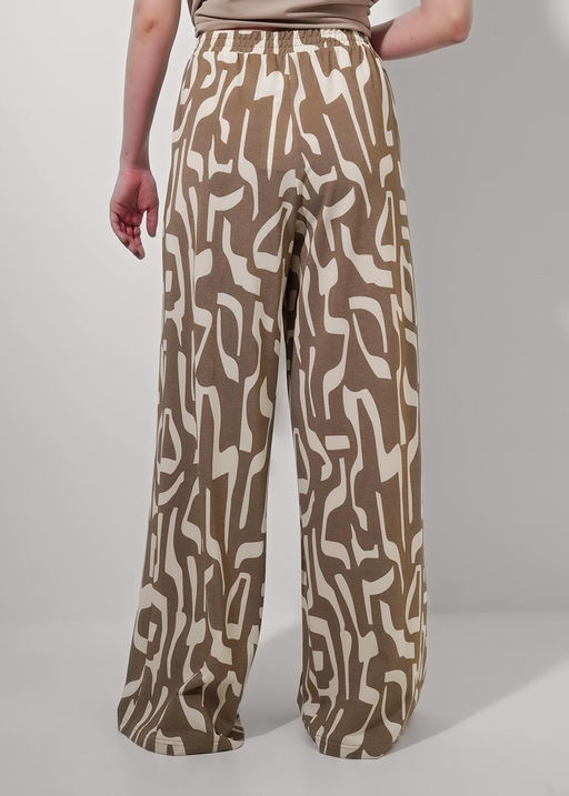 CLE Брюки жен. 256849/172ззн св.коричневый/молочный - Clever wear фото 5