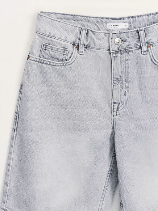 Джинсовые шорты прямые ZR2605092323-107 / Zarina  фото 3