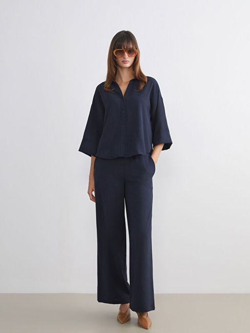 Dokulu Oversize Kad?n G?mlek