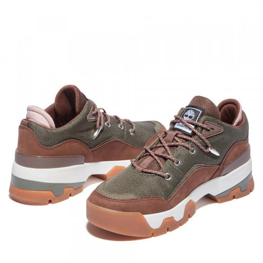 Женские ботинки Timberland Euro Hiker Boot Swift Low Fabric/Leather зеленые  фото 5