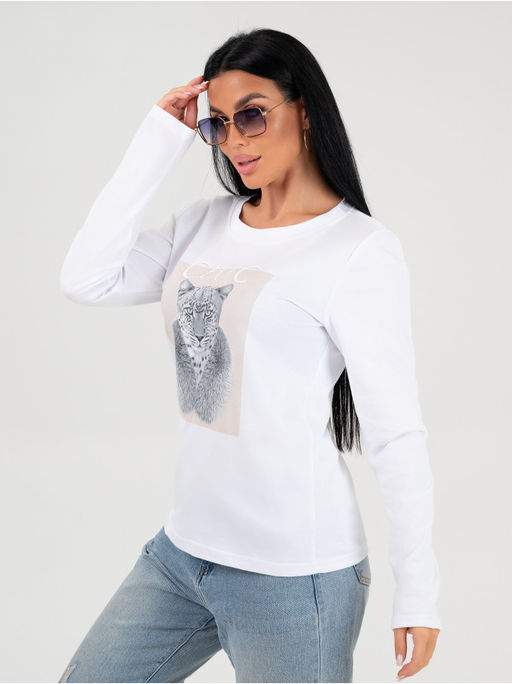 Лонгслив Шик женский белый - София фото 7