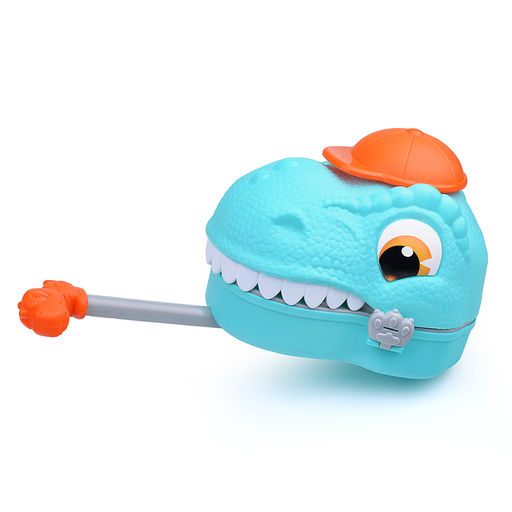 Автотрек "Дино: хранитель машин" (бирюзовый) в коробке