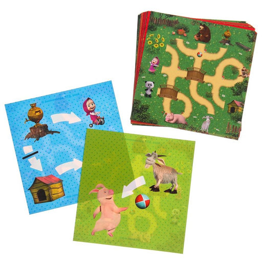 Игра магнитная Большое путешествие. Маша и Медведь  фото 3