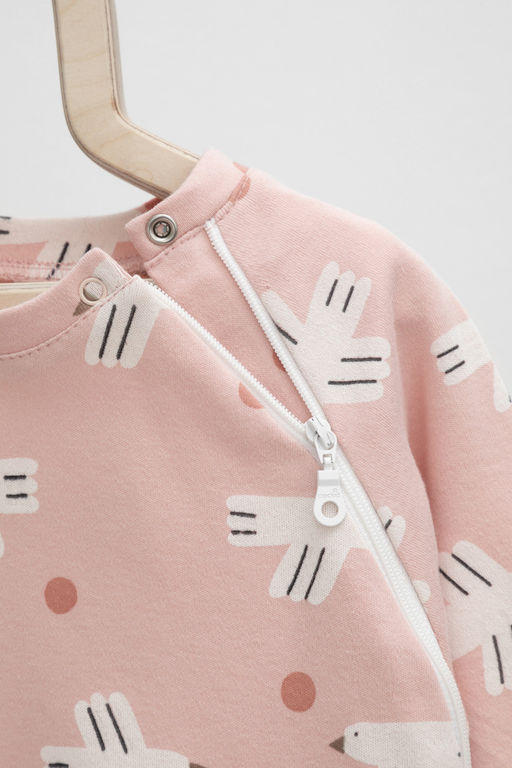 К 6444/дымчатая роза,птички с вишенками комбинезон яс - Crockid фото 2