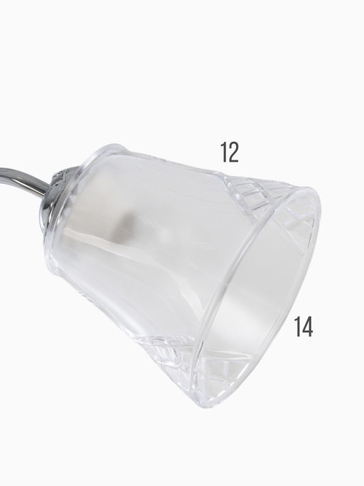 Люстра 12275/2CR, 2×40 Вт, E27, 62×18×20 см