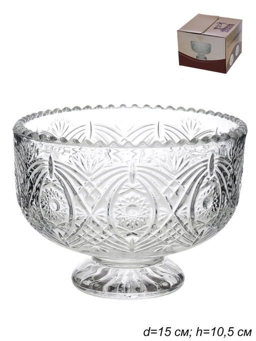 Ваза для сервировки стекло арт. GIU-48, KG-1855, GF-555, EXL1701/-1704, WBQL17 (673027, 672650)