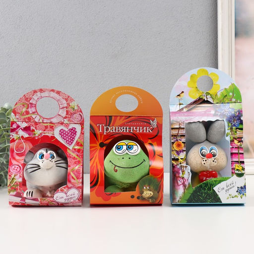 Растущий подарок травка «Травянчик. Зверёныши», фигурка для выращивания, МИКС