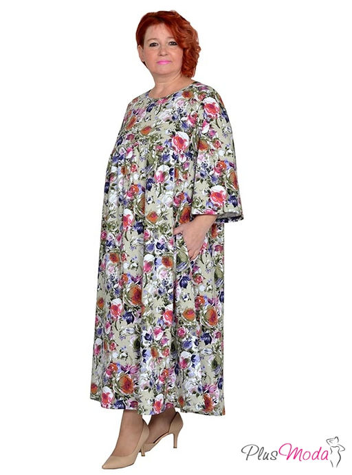 Платье Модель №1902 размеры 44-84 - Plusmoda фото 4
