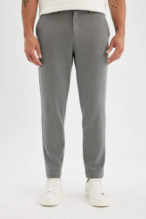 Брюки прямого кроя, эластичные во всех направлениях, прямого кроя - Defacto фото 4