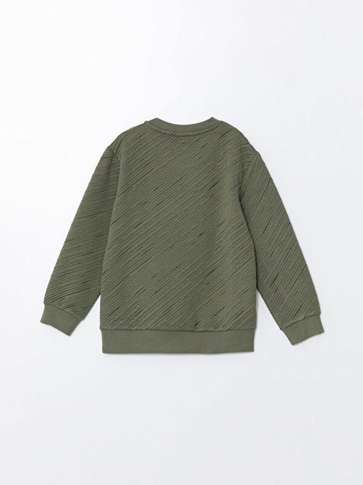 Bisiklet Yaka Erkek ?ocuk Sweatshirt - Waikiki фото 3