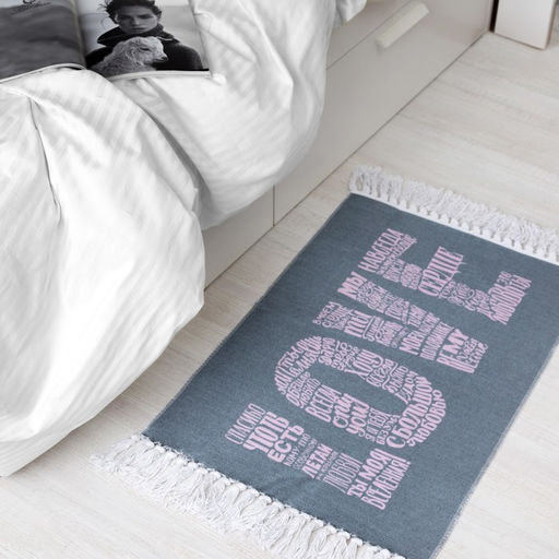 Коврик Love 60х90 см, 50% хл, 50% п/э - Этель фото 2