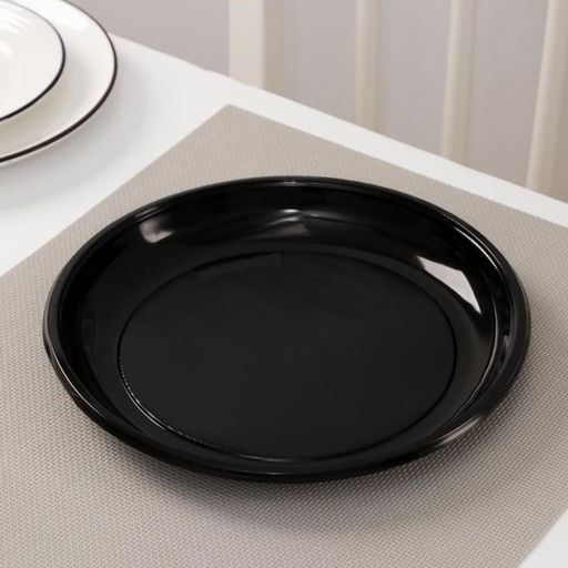 Набор одноразовой посуды премиум Доляна Фуршет, 4 персоны, тарелки, вилки, стаканы 200 мл, рюмки 100 мл, салфетки  фото 7