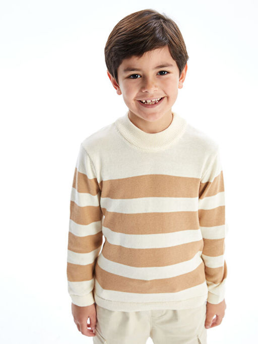 Bisiklet Yaka Erkek ?ocuk Triko Kazak