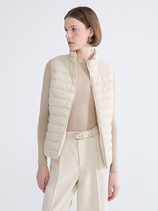 Dik Yaka Kad?n ?i?me Yelek