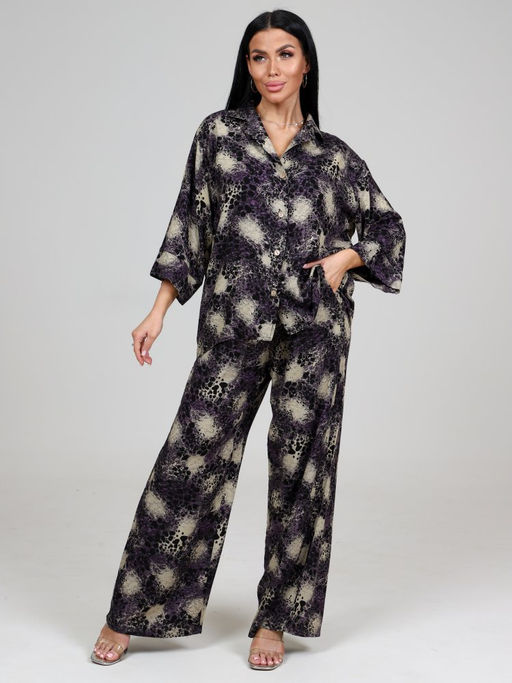 775 ЖЕНСКИЙ КОСТЮМ (брюки) (Сиреневый) - А-дина фото 2