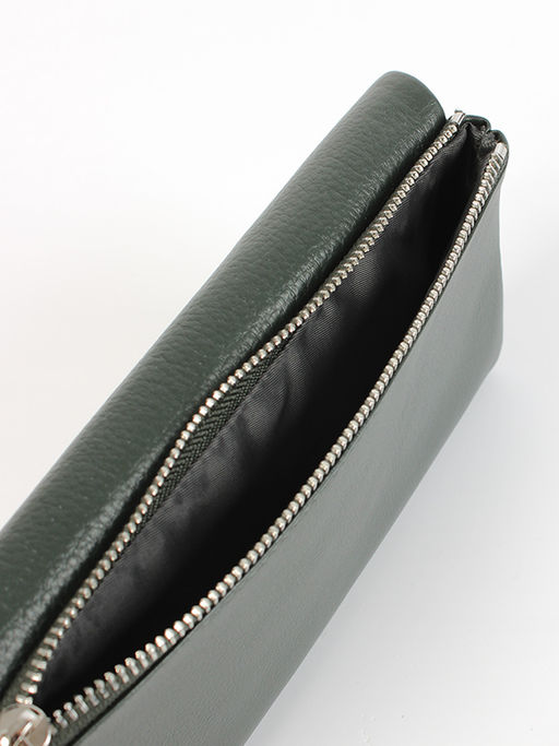 LACCOMA кошелек LA-1088-темно-зеленый натуральная кожа фото 5