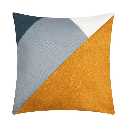 Наволочка декоративная Этель Геометрия цвет серый/желтый 45 х 45 см, 100% п/э  фото 7