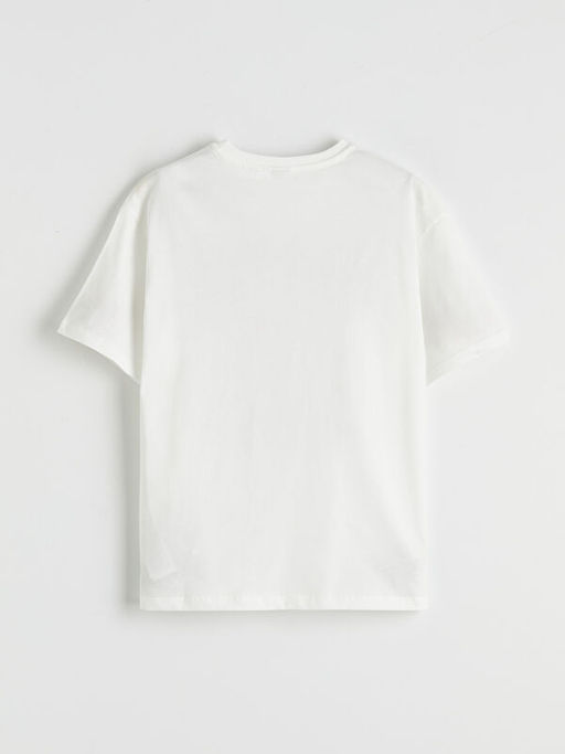 Bisiklet Yaka Zootopia Bask?l? K?z ?ocuk Ti??rt