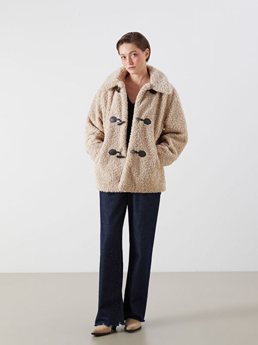 G?mlek Yaka Kad?n Pel?? Mont