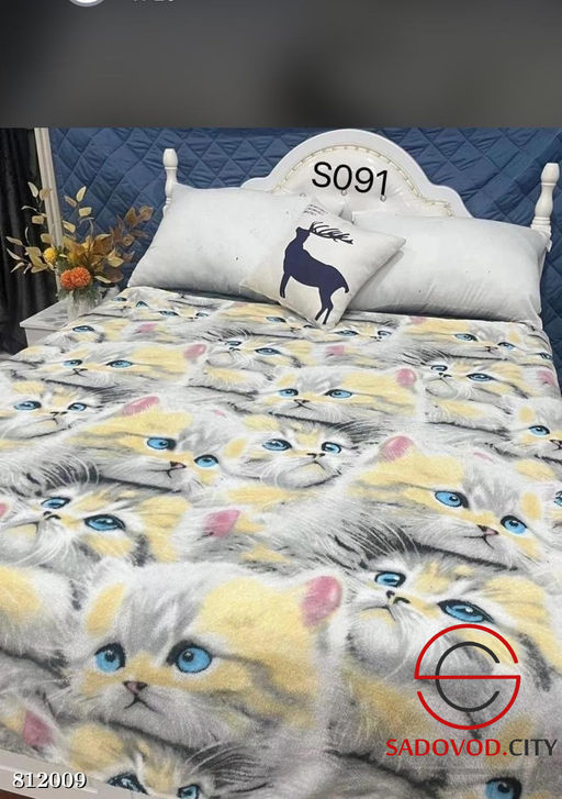 Плед из флиса и бамбука