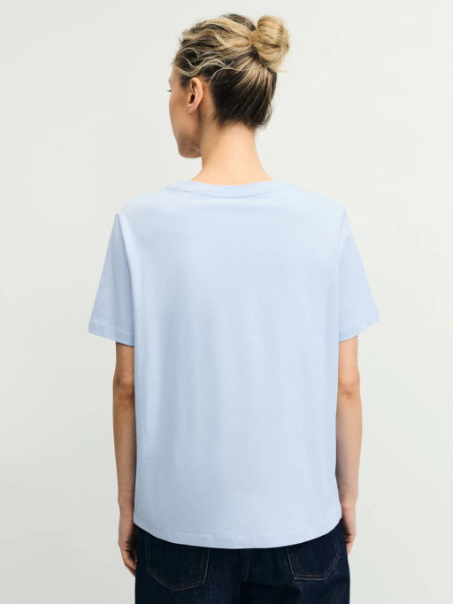 Футболка из хлопка с принтом / Zarina  фото 5