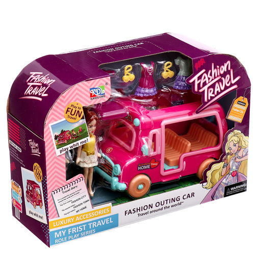 Игровой набор Модное путешествие: трейлер для путешествий, аксессуары, куклы, МИКС - Simaland фото 10