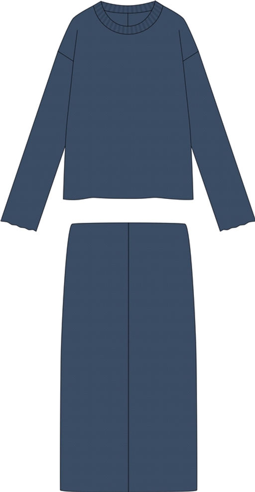 Свитшот+юбка 2ЖСЮ5803301