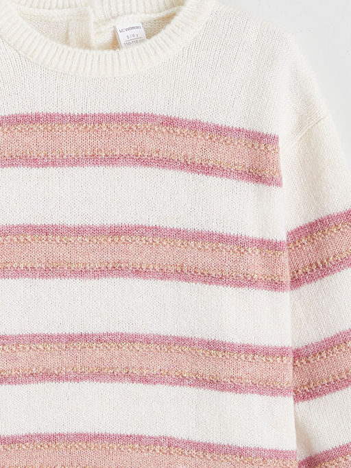 ?izgili K?z ?ocuk Triko Kazak