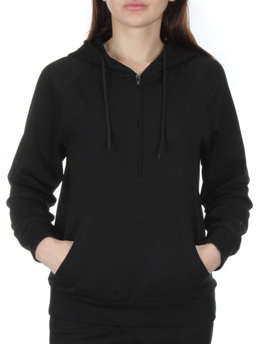 NOE07 BLACK Костюм спортивный женский (хлопок 90%, полиэстер 10%) - Fashion фото 3