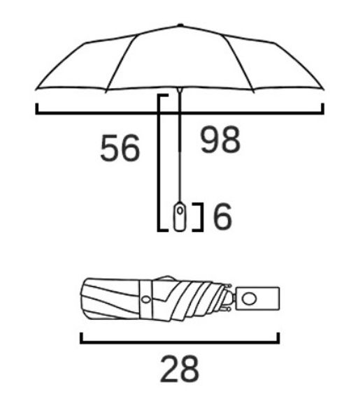 Зонт Umbr-310-Red
