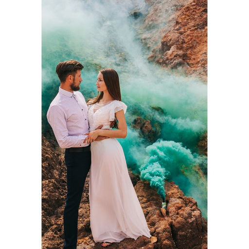 Цветной дым зелёный, заряд 1,75 дюйма, МАКСИ, очень высокая интенсивность, 30 сек, 11,5 см - Simaland фото 3